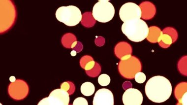 Renkli yüzen, etrafta dönen, güzel görünen..