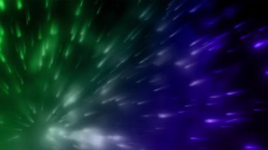 Işık demetleri etrafa saçılmış gibi görünüyordu..