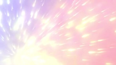 Işık demetleri etrafa saçılmış gibi görünüyordu..