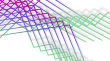 Sürekli hareket eden renkli çizgiler, parlak görünüyor..