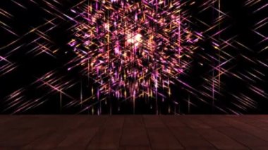 Parıldayan ışık dönmeye devam etti, gölgeler yere çakıldı..