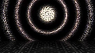 Parıldayan ışık dönmeye devam etti, gölgeler yere çakıldı..