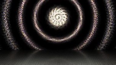 Parıldayan ışık dönmeye devam etti, gölgeler yere çakıldı..