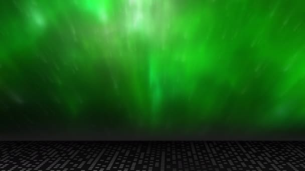 Lumini Colorate Plutit Constant Spațiu Umbrele Căzut Pământ Dedesubt — Videoclip de stoc