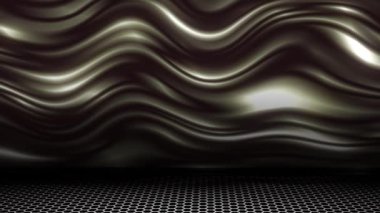 Dalgalı, hareketli yüzey, modern bir görünüş için ışığı sürekli yansıtır..