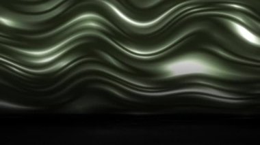 Dalgalı, hareketli yüzey, modern bir görünüş için ışığı sürekli yansıtır..
