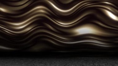 Dalgalı yüzey ışığı sürekli, modern ve güzel yansıtır..