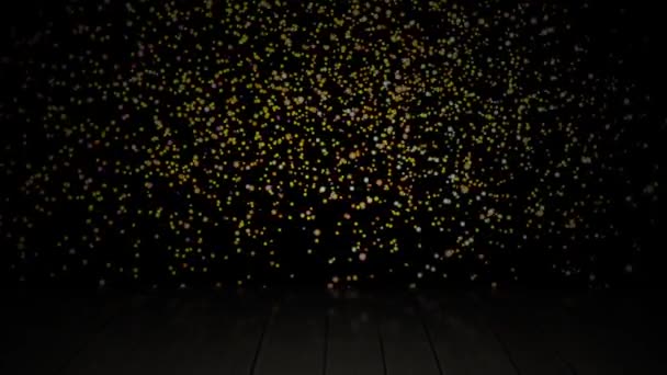 Beam Light Flickered Continuously Shadow Hit Ground — Vídeo de stock