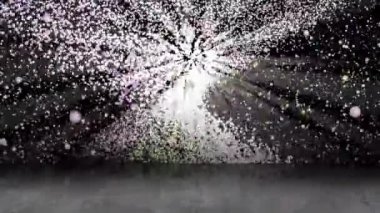 Bir gölge yere düştüğünde ışık demeti sürekli yanıp sönüyordu..