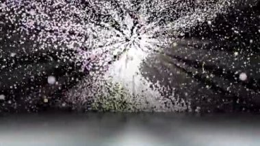 Bir gölge yere düştüğünde ışık demeti sürekli yanıp sönüyordu..