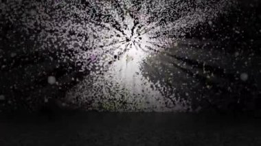 Bir gölge yere düştüğünde ışık demeti sürekli yanıp sönüyordu..