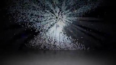 Bir gölge yere düştüğünde ışık demeti sürekli yanıp sönüyordu..