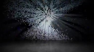 Bir gölge yere düştüğünde ışık demeti sürekli yanıp sönüyordu..