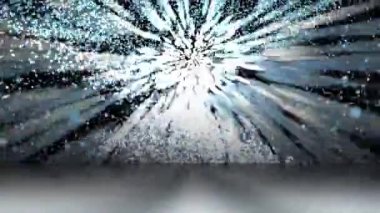 Bir gölge yere düştüğünde ışık demeti sürekli yanıp sönüyordu..