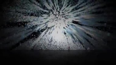 Bir gölge yere düştüğünde ışık demeti sürekli yanıp sönüyordu..