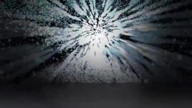 Bir gölge yere düştüğünde ışık demeti sürekli yanıp sönüyordu..