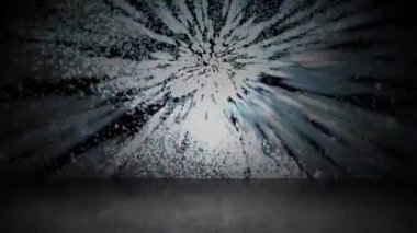 Bir gölge yere düştüğünde ışık demeti sürekli yanıp sönüyordu..