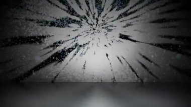 Bir gölge yere düştüğünde ışık demeti sürekli yanıp sönüyordu..