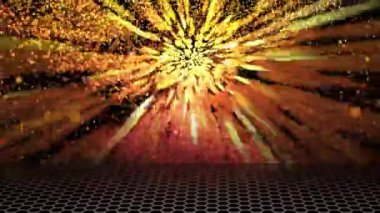 Bir gölge yere düştüğünde ışık demeti sürekli yanıp sönüyordu..