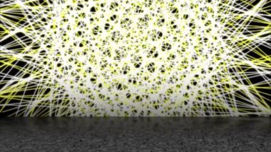 Bir gölge yere düştüğünde ışık demeti sürekli yanıp sönüyordu..