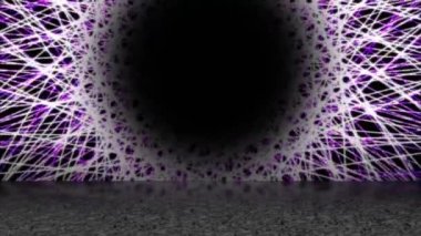 Bir gölge yere düştüğünde ışık demeti sürekli yanıp sönüyordu..