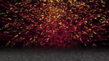 Bir gölge yere düştüğünde ışık demeti sürekli yanıp sönüyordu..