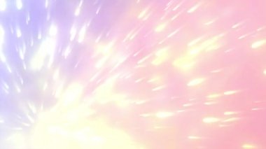 Dağılmış ışık demeti, parlak görünerek yüzmeye devam etti..