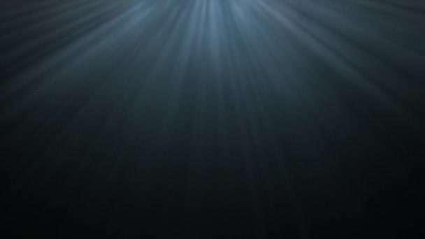 Разбросанный Луч Света Продолжал Плавать Выглядя Ярко — стоковое видео