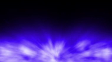 The self-exploding beam of light spread across the area looking bright.
