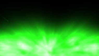 The self-exploding beam of light spread across the area looking bright.