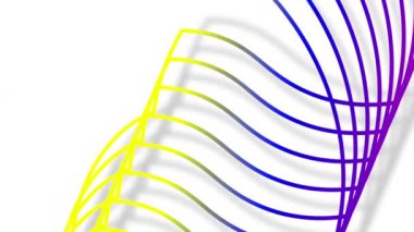 Colorful lines scattered throughout the area look bright.