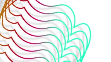 Colorful lines scattered throughout the area look bright.