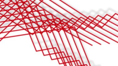 Colorful lines scattered throughout the area look bright.