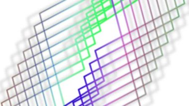 Colorful lines scattered throughout the area look bright.