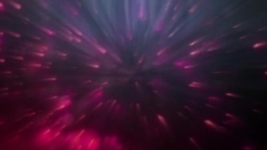 The beams of light scattered across the area looked bright.