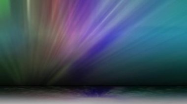 The light continuously swirled across the space, looking modern.