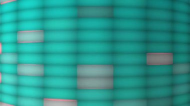 Parlayan renklerden oluşan kare bir ızgara sürekli renk değiştirir, modern görünür..