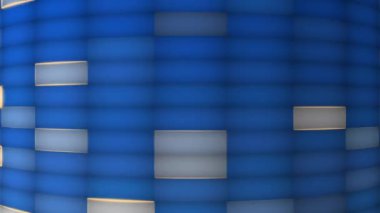 Parlayan renklerden oluşan kare bir ızgara sürekli renk değiştirir, modern görünür..