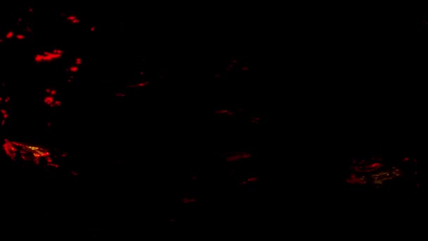 Beam Light Drifted Metal Surface Flickered Continuously Looking Terrifying — Vídeo de stock