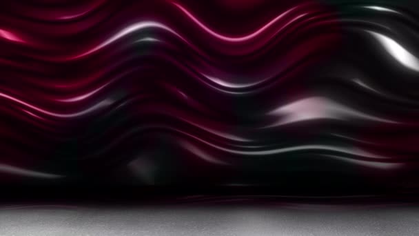 Jagged Moving Surfaces Reflecting Continuous Light Look Bright — Stock videók