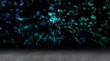 Dağınık ışık demeti sürekli olarak bölgede daireler çiziyordu..