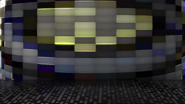 Square Grid Continuous Flashing Looks Modern — Video