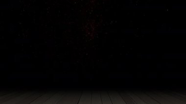 The light continuously swirled across the space, looking modern.