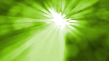 The light continuously swirled across the space, looking modern.