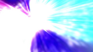 The light continuously swirled across the space, looking modern.