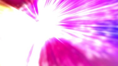 The light continuously swirled across the space, looking modern.