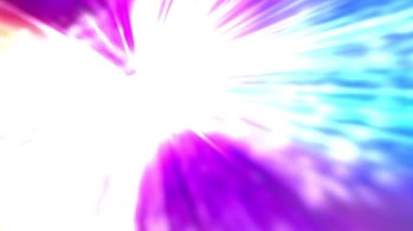 The light continuously swirled across the space, looking modern.