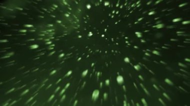 The light continuously swirled across the space, looking modern.