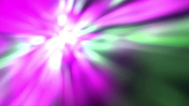 The colorful light spreads in a continuous swirl, looking modern.