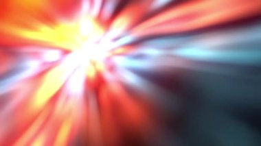 The colorful light spreads in a continuous swirl, looking modern.